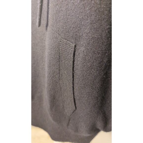 Vince Pure cashmere poncho black sweater hoodie - Picture 8 of 12